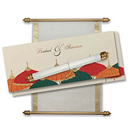Wedding Scroll Invitation